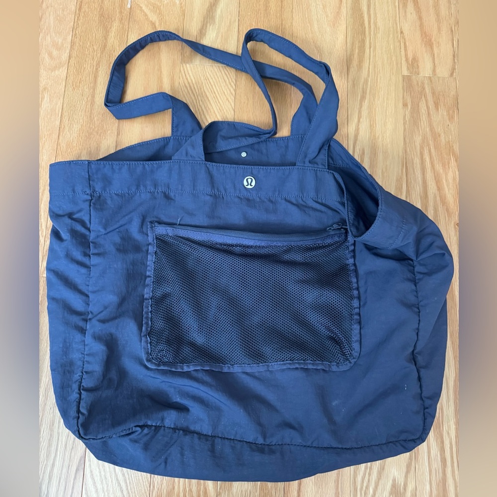 Lululemon Navy Tote Bag